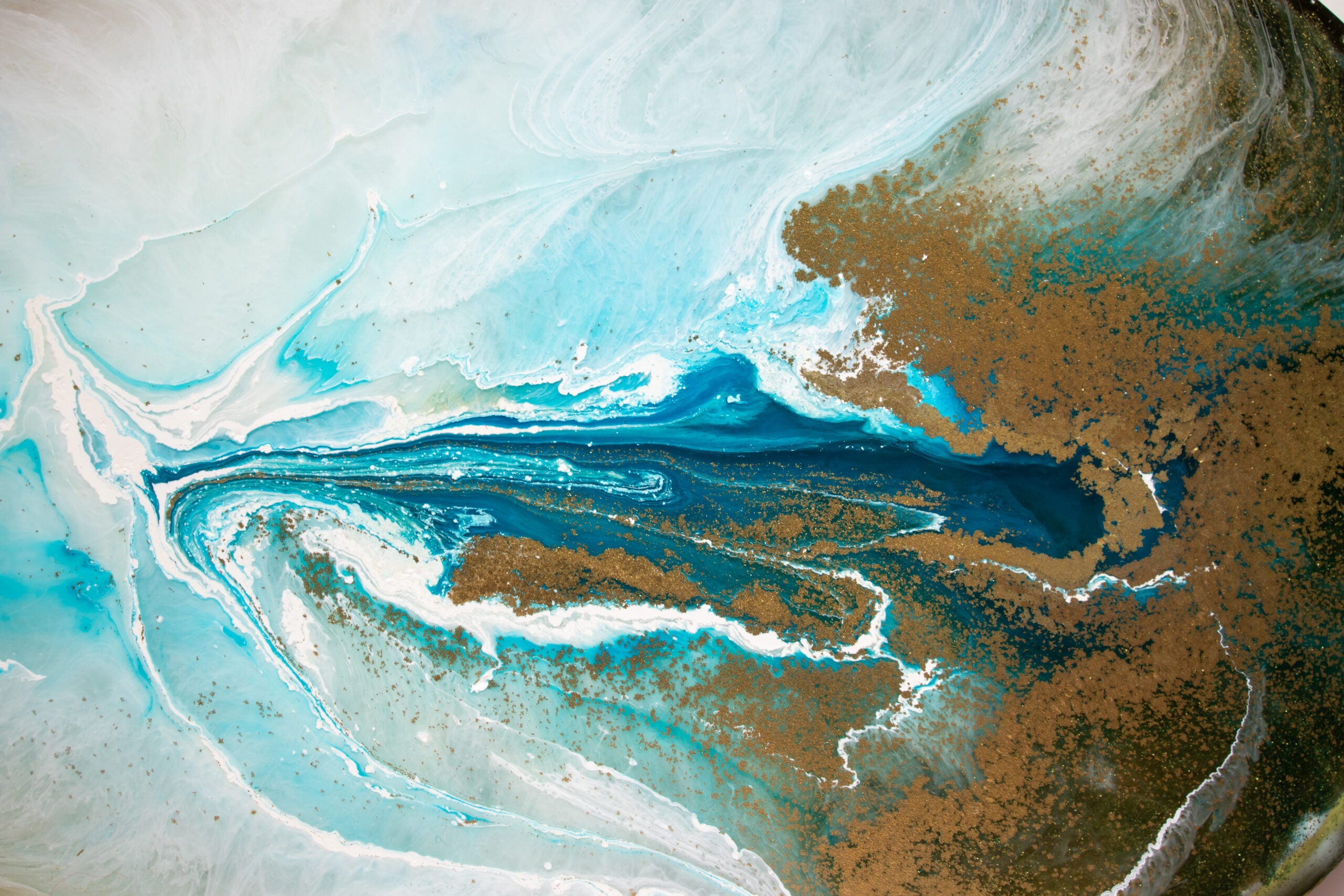 Abstraction. Ocean. Sea. Fluid art. Natural luxury. The style in