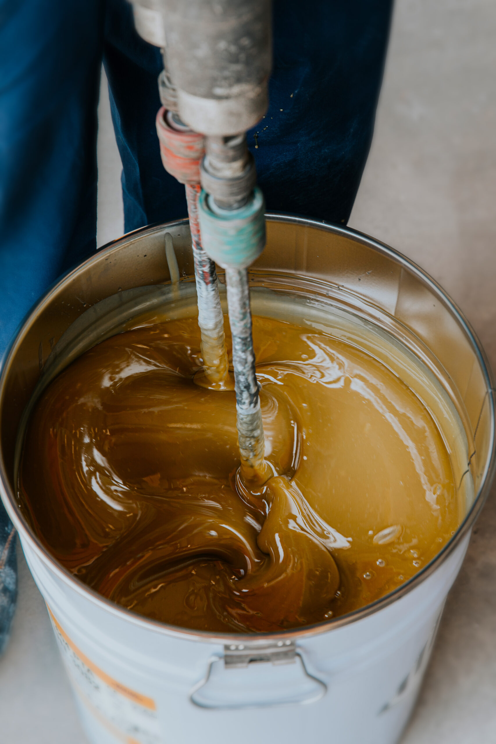 mixing yellow epoxy mixing yellow epoxy
